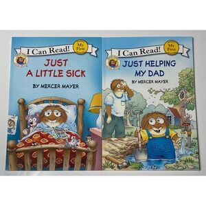 I Can Read! Little Critter Just A Little‎ Sick & Just Helping My Dad Books